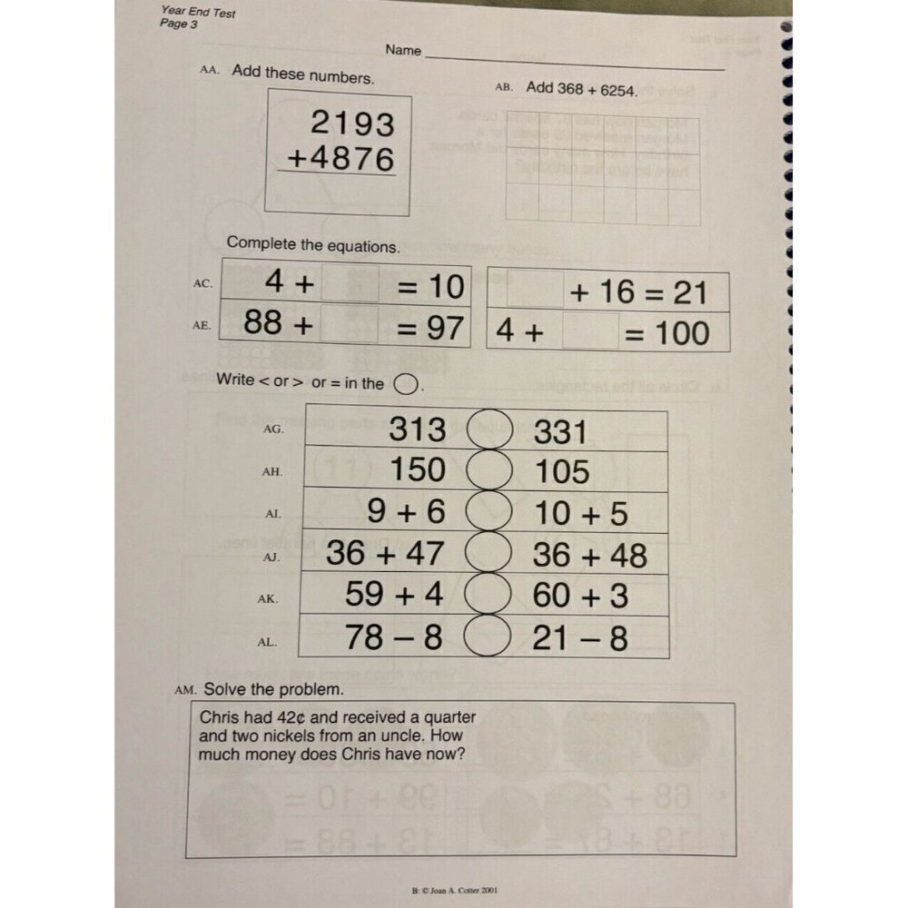 RightStart Mathematics Level B Workbook - Picture 6 of 8